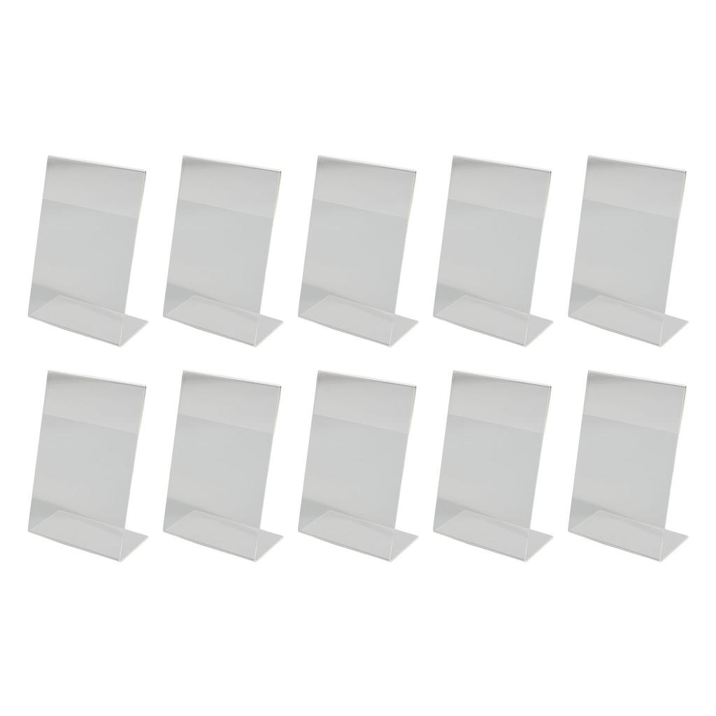 Transparent Photo Stand Sleek Acrylic Display Holder for 10cmx15cm Images