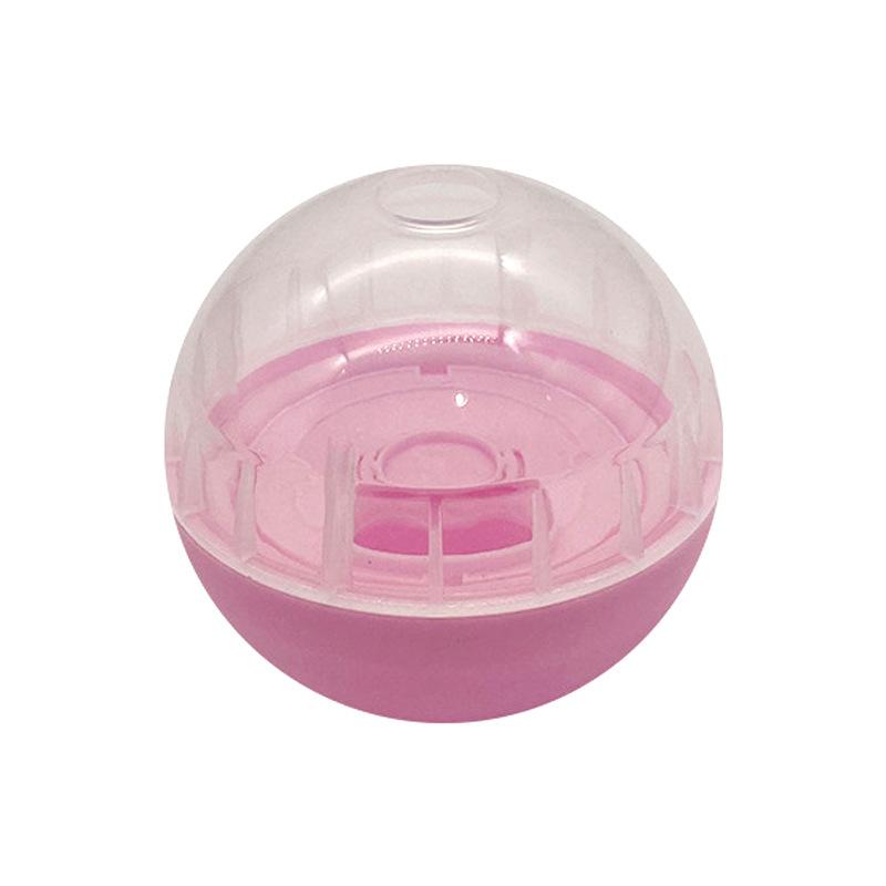 IQ Treat Ball Dog Treat Dispenser Toy Ball Interactive Dog Toy - 4 Dog Food Toy Stimulation, Slow Feeder розовый