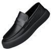 New Leather Off White Shoes Fashion Loafers Men Designer Soft-soled Platform Sneakers Business Men Dress Shoes Zapatos De Hombre