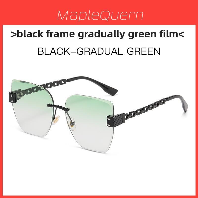 Fashion Square Frame Sunglasses With Uv400 Protection For Summer Outdoor Travel
