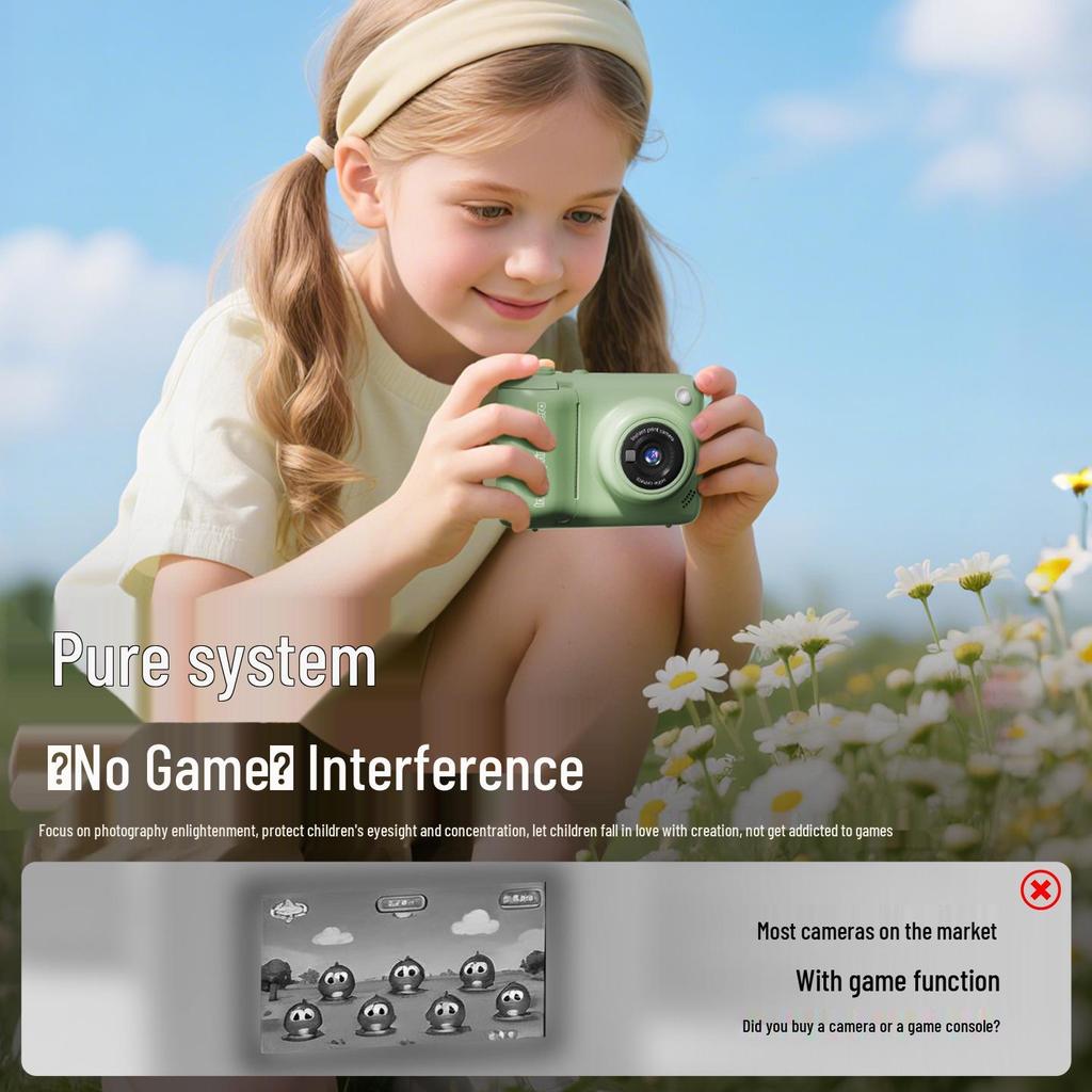 Colorful HD Instant Print Digital Camera for Kids – Multifunctional Holiday Gift