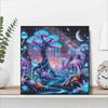 Fantasy DIY Diamond Painting Kit with Colorful Rhinestones Sparkling Craft Canvas for Adults Home Decor and Relaxing Hobby