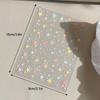 5D Relief Kawaii Bunte Sterne Nail art Aufkleber Multi Macaron Mangxing Nagel Dekorationen Selbstklebende Aufkleber Zubehör Diy
