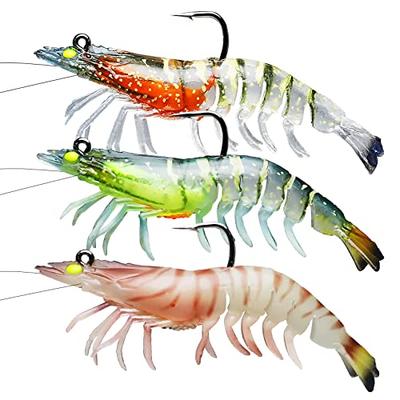TRUSCEND (Trancend) Lure, Egi, Fishing Tackle, TPE, Bass Lure, 1:50, Ultra-Durable, Freshwater/Saltwater, Lifelike Shrimp/Crayfish Swimbait, Suitable