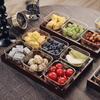 Nordic Retro Divided Glass Fruit Snack Tray