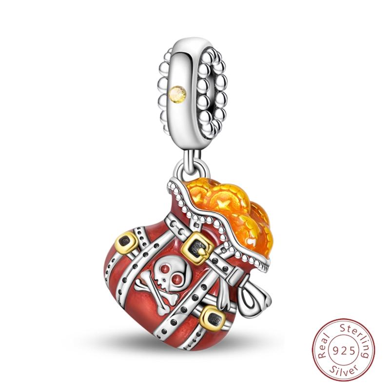 Sweety Copper Cake Poodle Crown Flowers Lover Luminous Charms Beads Fit 3Mm Bracelets Diy Fine Jewelry Making