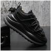 New Fashion Solid Color Chunky Heel Men Sneakers Casual Leather Platform Flat Sports Shoes Designer Shoes Zapatillas Hombre