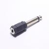 6.35mm 1/4 Inch Dual Track To 3.5mm Stereo Jack Female Audio Converter Adapter