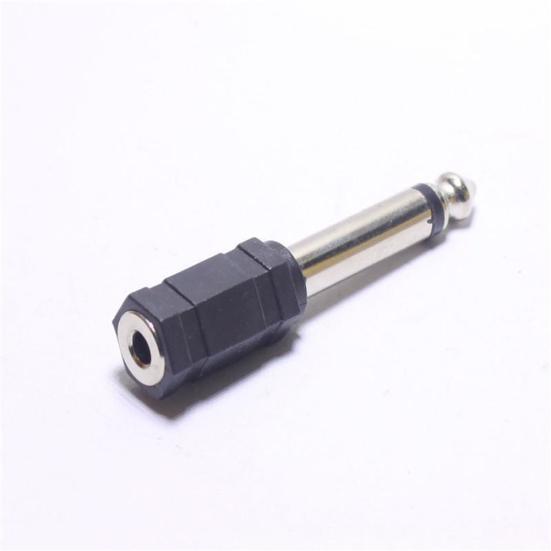 6.35mm 1/4 Inch Dual Track To 3.5mm Stereo Jack Female Audio Converter Adapter