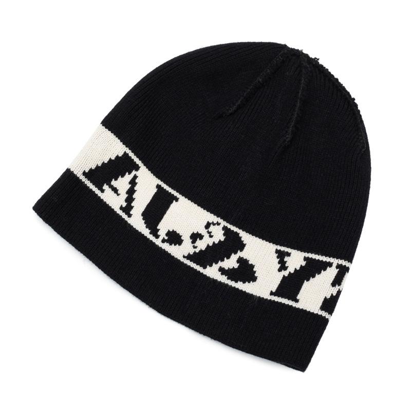 European And American Fashion Hats Women'S Thickened Knitted Hats Wool Hats Outdoor Sports Cold Hats Headgear Caps Pullover Hats Men