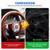 RASTP-Universal 14inch 350mm Racing Steering Wheel Skidproof PU Leather Car Sport Steering Wheels Car Accessories STW080