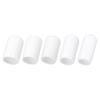 uxcell 50pcs Round Rubber End Caps Protection Caps 12mm 13mm 14mm 15mm 16mm White Screw Cover Protective Caps