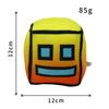 Juguetes de Peluche Cubo Geometry Dash Almohada Pequeña Muñeco de Peluche Relleno Colgante Cuadrado Juego Lindo Decoración para el Hogar Regalo de Cumpleaños para Niños