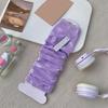 Womens Ultrathin Arm Leg Warmers Sweet Bowknot Pattern Solid Color Long Fingerless Gloves Ice Silk Arm Leg Sleeves Cover