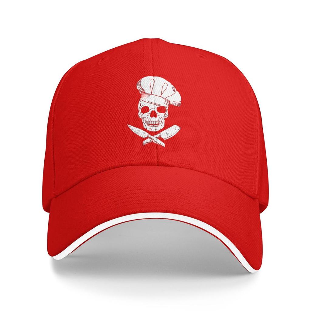 Unisex Baseball Hats Chef Skeleton Kitchen Knives Outdoor Streetwear Summer Sports Baseball Caps Hip Hop Cap Casquette Hats
