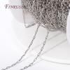 High Quality Spool Chains For DIY Necklace Bracelet Materials DIY Jewelry Making Chains 14K Gold Plated Metal Square Thin Chains
