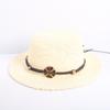 Popular Fashion Hollow Woven Dome Straw Hat, Men's and Women's Fashion Summer Sunscreen Shade Straw Hat