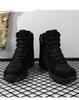 Men's Plus Size Fleece-Lined Combat High-Top Boots - Outdoor Casual Winter Hiking Shoes, 2025 Model