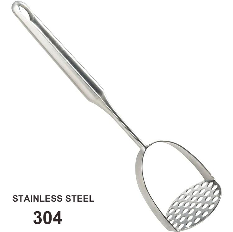 

Heavy Duty Mashed Potatoe Masher, Professional Integrated Stainless Steel Potato Masher, Food Masher for Avocado, Potatoes, Beans, Meat, Vegetables