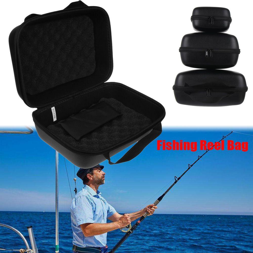 Fishing Bag Spinning Reel Box Protective Case Cover Shockproof Waterproof Fishing Tackle Storage Case