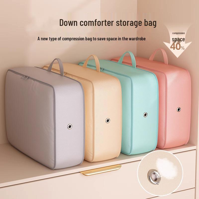 Compressible Down Jacket & Quilt Storage Bag Set - 4-Piece for Clothes and Suitcase