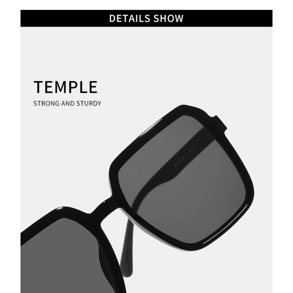 New fashion sunglasses women's square sunglasses plain and versatile ins simple classic sunglasses