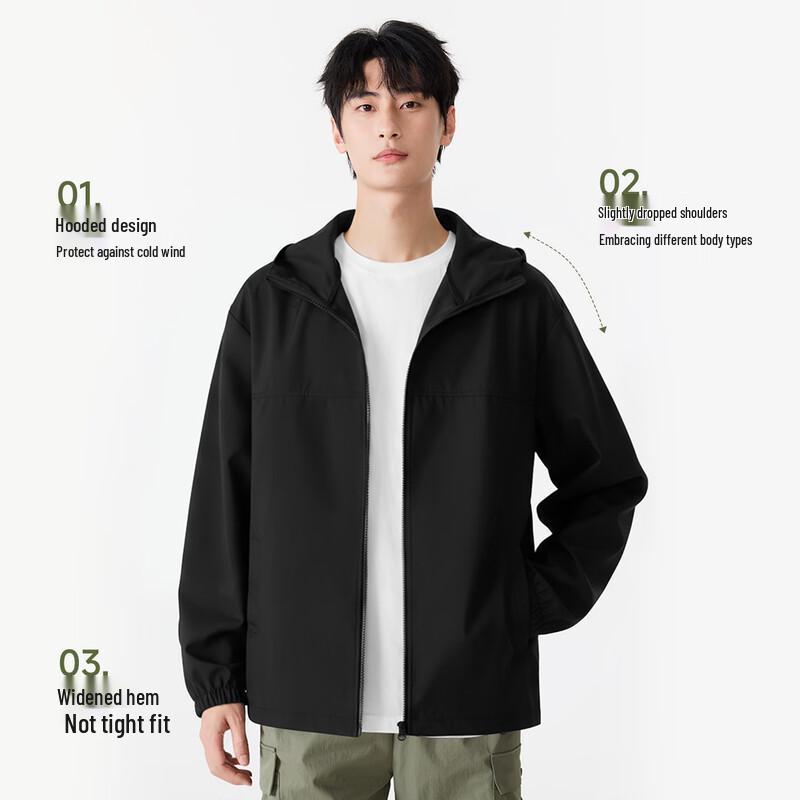 MINISO Men's Outdoor Lightweight Windbreaker Jacket