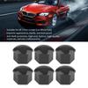 20pcs 21mm Nut Car Wheel Auto Hub Screw   Anti Theft Cover   Black