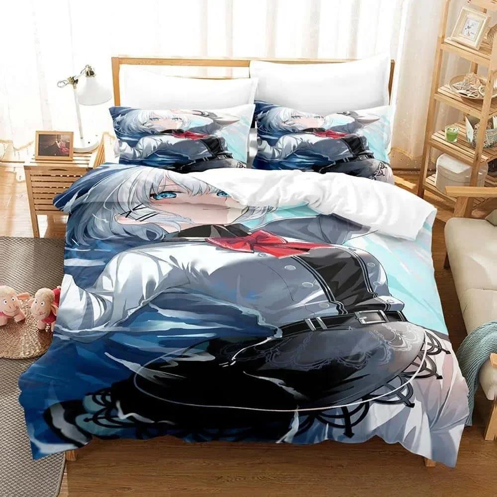 New Anime The Detective Is Already Dead Bedding Set Printed With Pillowcase Bed Duvet Cover Single Double Queen Super King Size