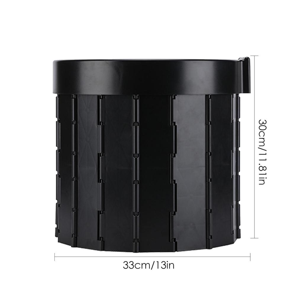 Portable Folding Toilet Travel Camping Toilet Porta Potty Car Toilet Bucket Toilet for Camping Boat Hiking Long Trips