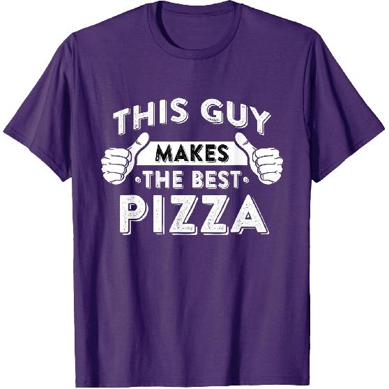 This Guy Makes The Best Pizza - Food Lover Pizza Baker T-Shirt Small
