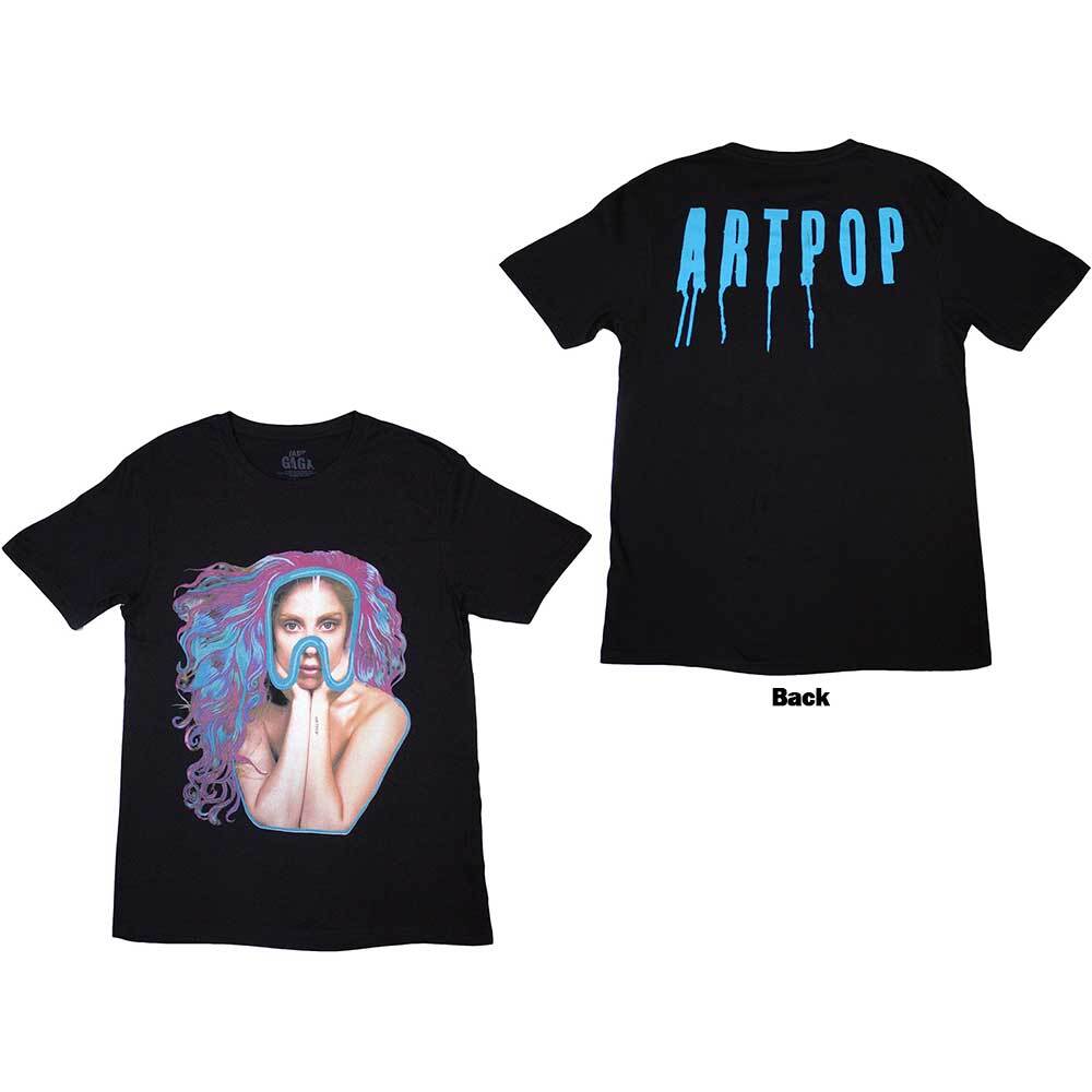 Lady Gaga Artpop Goggles T-Shirt Black New L