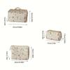 Cartoon Rabbit Makeup Bag Love Blue Skirt Bunny Cosmetic Bag Set Large Capacity Portable Travel Organizer Hand Washable Wash Bag