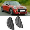 KIMISS 2pcs Car Door Handle Sticker Carbon Fiber for Mini Cooper R55 R56 R60 R61