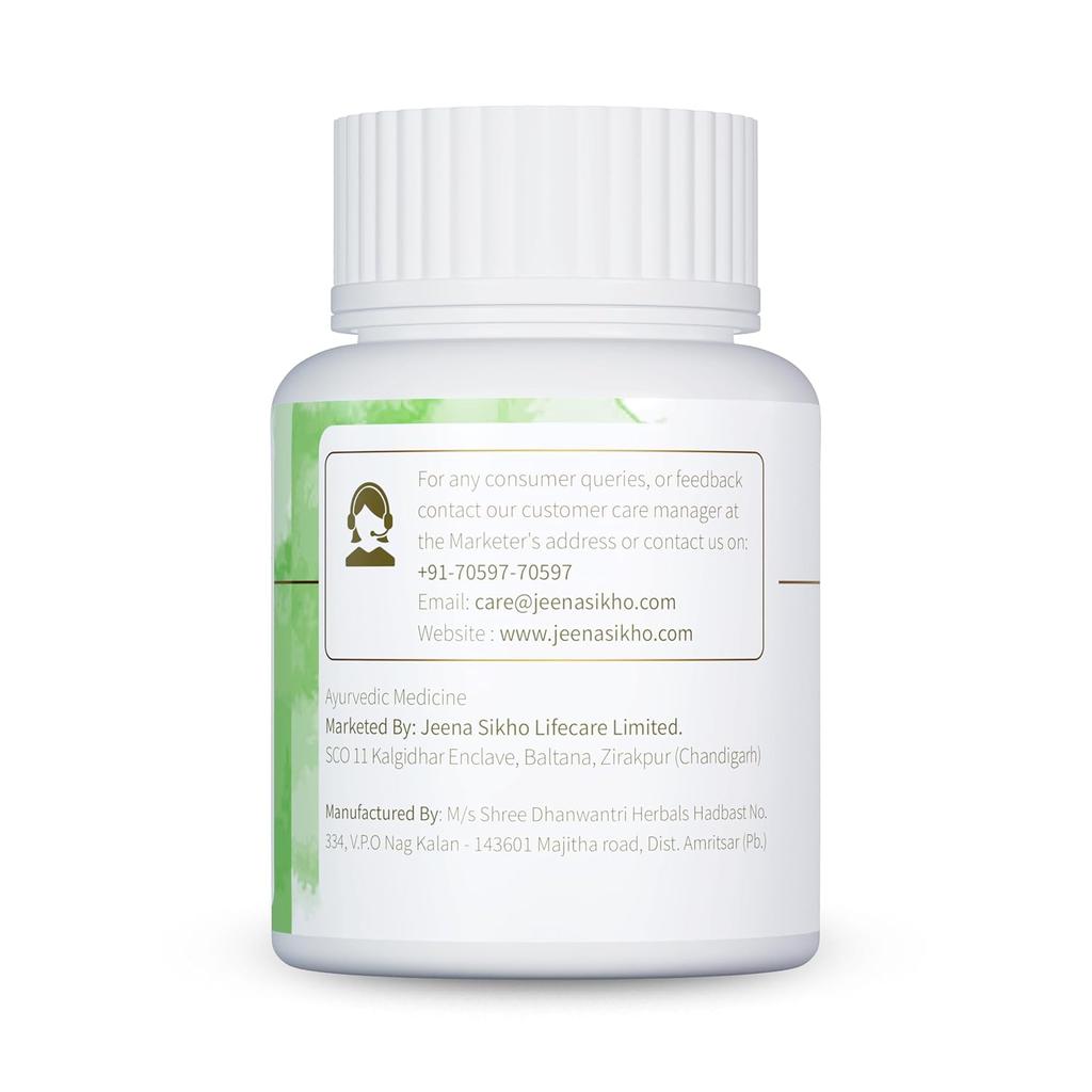 Jeena Sikho Brahmi Tablets Natural Herbal Mind Wellness Focus Memory Support Supplement Pack of 2 x 60 Tablets