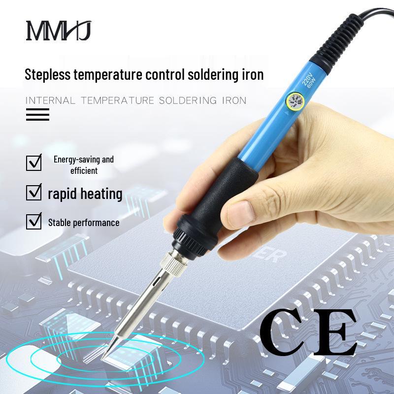 62-Piece 60W Adjustable Temperature Digital Soldering Iron and Pyrography Pen Set