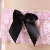 Lady Party Floral Bow Cosplay Thigh Garter Belt Leg Ring Sexy Lace Bowknot