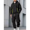 Men Warm Fleece Hooded Sweatshirt And Sweatpants Casual Sports Two Piece Set