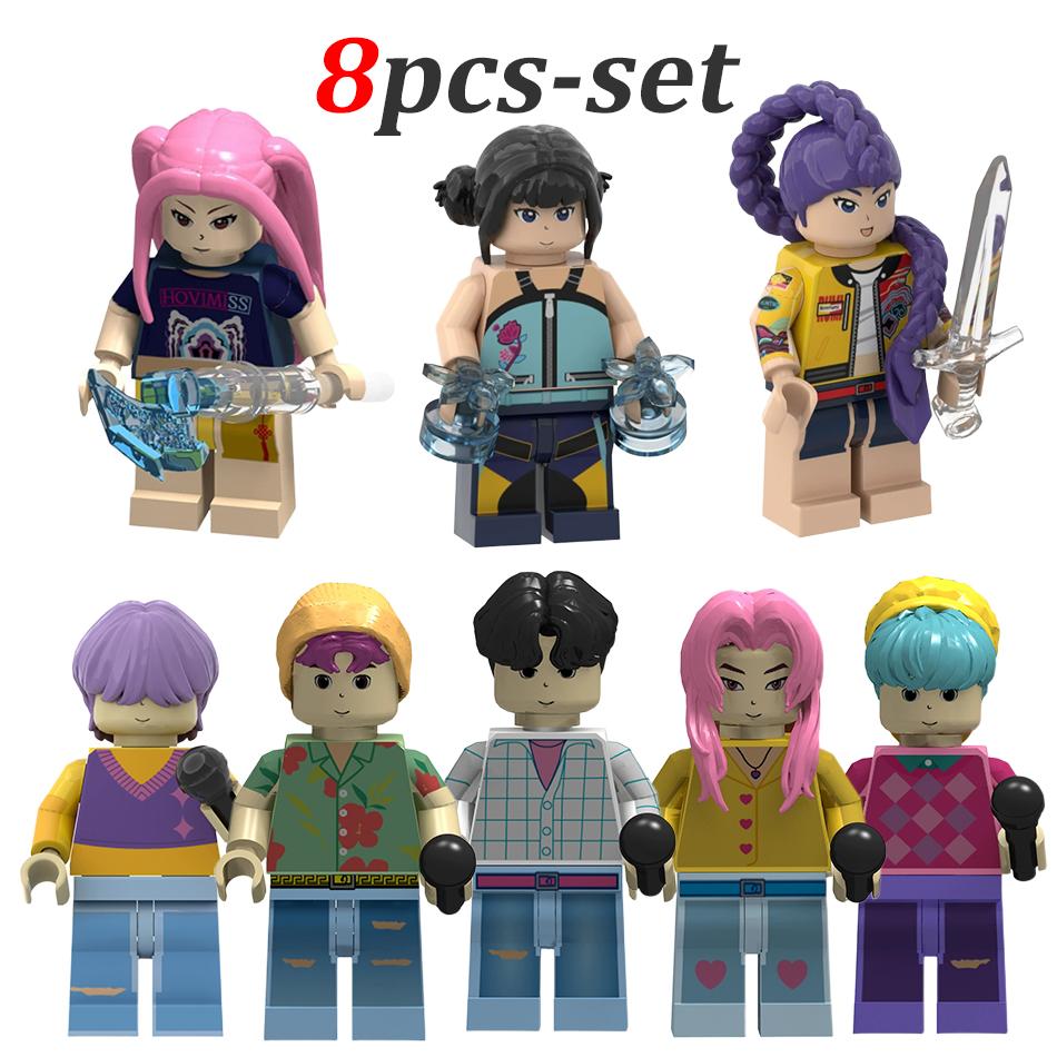 Novo : Blocos de Montar Esquadrão de Caçadores, Mini Figuras Fofas Articuláveis, Brinquedo Educacional para Crianças, Presente de Natal
