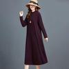 2026 Spring Plus Size Mid-Length Loose Slimming Mother's Dress