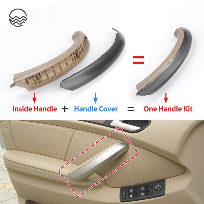 For BWM E53 Interior Door Handles Panel Pull Trim Cover Front Left Right Interior Replacement Parts For BMW X5 Series 1999-2006