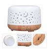 Aromatherapy Humidifier 300ml Wood Grain Design Low Noise Desktop Humidifier with LED Color Light