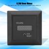 AC 100-240V Digital Display Hour Meter 0 To 999999 Hours 59 Minutes 50/60HZ Hour Timer 72 X 72mm ABS Material