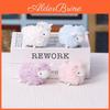 Cute Animal Plush Toy With Short Pile Faux Fur For Bag Decoration And Collectors