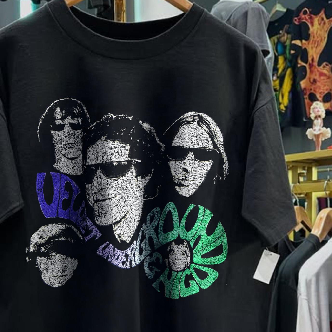 1993 Velvet Underground & Nico Promo T-Shirt Black XXL 4XL