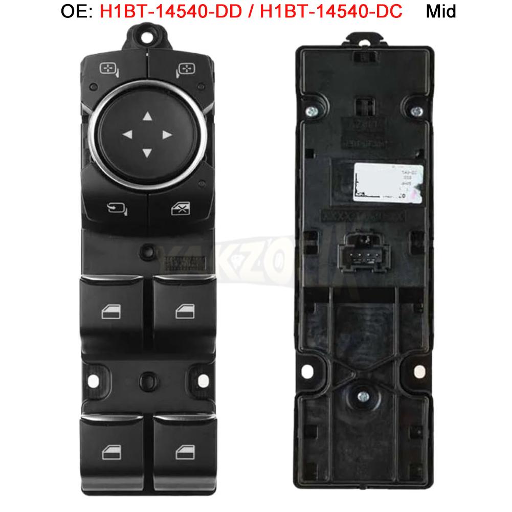 For Ford Focus Left Driver Side Power Window Door Master Switch H1BT-14540-CB H1BT-14540-DC JX7T-14540-BC