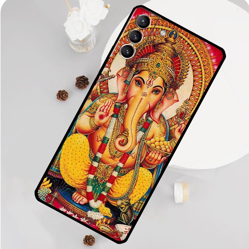 Ganesh Elephant God Phone Case For Samsung Galaxy S26 S25 S24 S20 S21 S22 S23 Ultra S10 Plus S25 FE Funda Cover