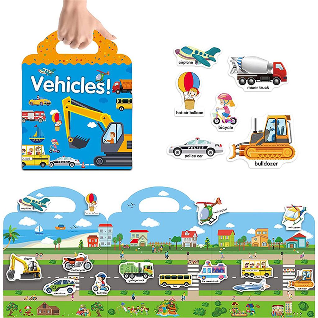 Busy Book For Boys And Girls To Develop Learning Skills Quiet Book Preschool Educational Travel Toy Gift For Toddlers