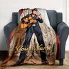 Elvis Presley Personalized Name Blanket Gift Personalized Blanket Soft Warm Cozy Suitable for Sofa Couch Livingroom Living Room All-Season Use