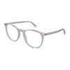 Gucci Optical Glasses [Available Prescriptions] Temple Logo, Acetate Fiber, Round, Glasses, Same Style Gray 50 Dust Bag + Glasses Case (random Color)